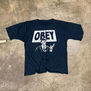 Obey Movie Graphic Tee Black Streetwear - Size XL